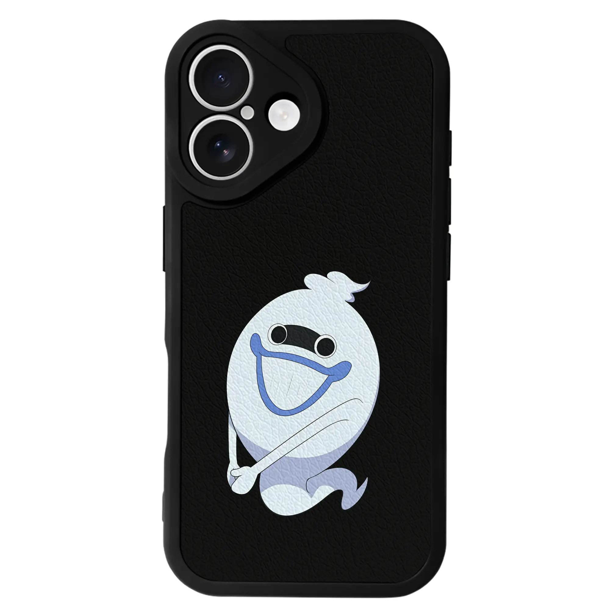 妖怪ウォッチ グッズ,ウィスパー - IPhone 16シリーズ対応 ・ シリコンスマホケース ・ レザー調 ・ 高精度フィット ・ 耐衝撃 ・ ワイヤレス充電対応 ・ 精密カット